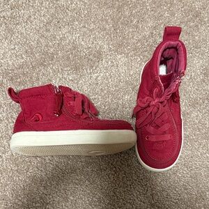 Kids Red High-Top Sneakers